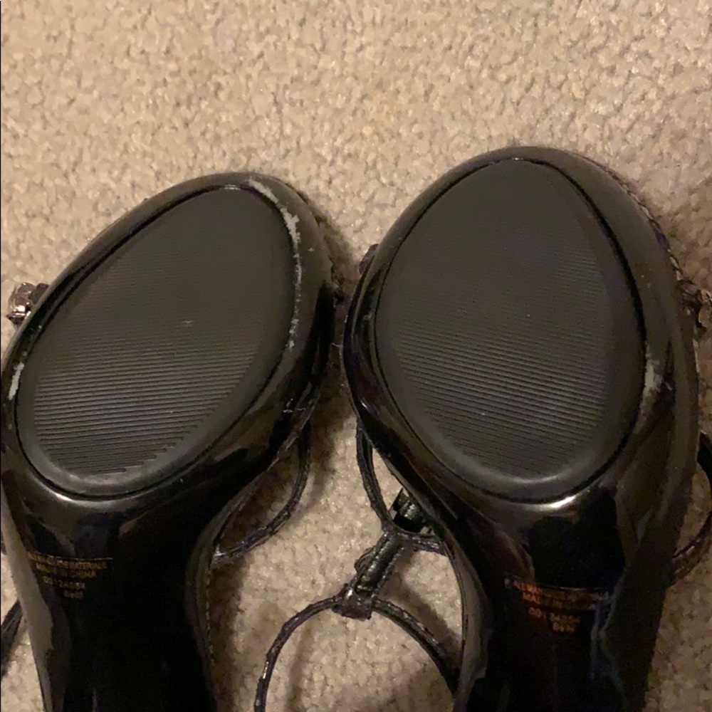 Black Rhinestone Heels - Picture 4 of 4